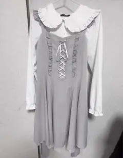 ワンピース、ブラウス2点セット