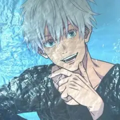 セガラッキーくじ　呪術廻戦　E賞 ダイカットクッション　五条悟