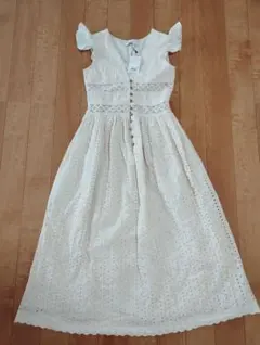 W DOT　コットンレースマキシワンピース　新品