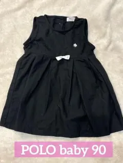 Polo Baby 黒いワンピース 90サイズ