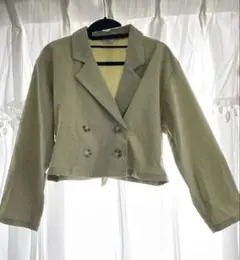 グリーンチェックジャケット