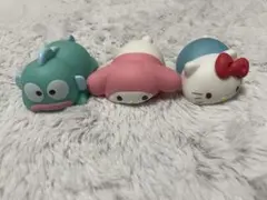 ハローキティ・マイメロディ・ハンギョドン もっちりころりん