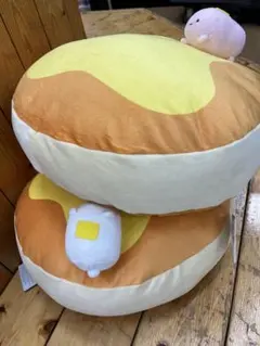 すみっコぐらし　ホットケーキのバターになりきりぬいぐるみXL 2種セット