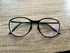 【ジャンク品】JINS 度あり メガネ 眼鏡 -4.50 黒縁メガネ