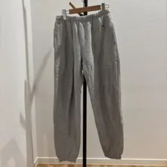 Champion グレー スウェット　ジョガーパンツ　オシャレ