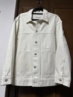 H&M リラックスフィット カバーオール L ホワイト