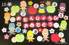 早割壁面飾り誕生日表大きめ白雪姫