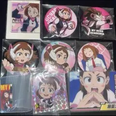 ヒロアカ 麗日お茶子 缶バッジ 映画 劇場版 6期 7期 新ビジュアル 箔押し