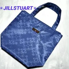 【美品】JILLSTUART／ネイビー／総柄／バッグ