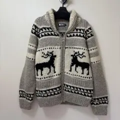 AC/DC カウチンセーター 30年ほど前購入 新品　トナカイ柄 美品