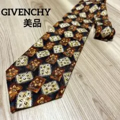 イタリア製　GIVENCHY ジバンシー　スーツ　ネクタイ　花柄　シルク　メンズ