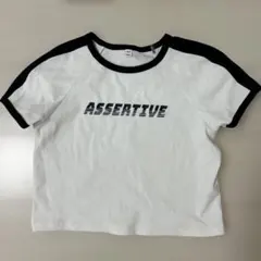 ASSERTIVEプリントラグランTシャツ