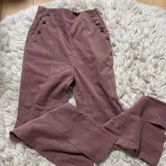 コーデュロイパンツ レディース フレア