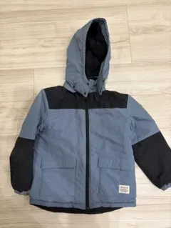 BEAMS mini ダウンコート 130サイズ ブルー/ブラック