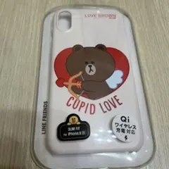LINE フレンズ　キューピッド　ブラウ　クリーム　iPhoneXR
