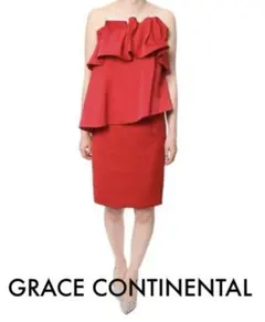 DIAGRAM GRACE CONTINENTAL タックフリルベアワンピース