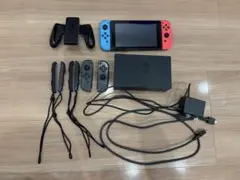 Nintendo Switch 本体 + 付属品　(Joy-Conはジャンク品)