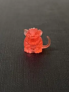ポケモン　フィギュア　透明　スケルトン　平成　レトロ　鉛筆キャップ　ラッタ