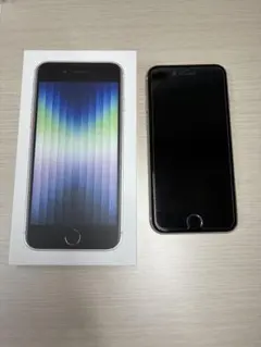 【美品】iPhone SE 第3世代64GBスターライトSIMフリー付属品あり