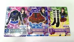 アイカツ 紫吹蘭 グッドコーデ 3枚セット