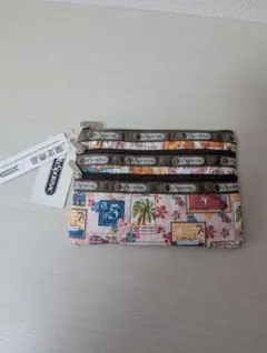 【未使用】LeSportsac レスポートサック 3ジップポーチ グアム限定のサムネイル