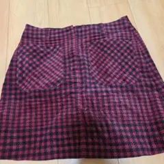 トミーヒルフィガー ゴルフ　チェック　ミニスカート