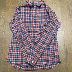 montbell チェック柄長袖シャツ XLレディース