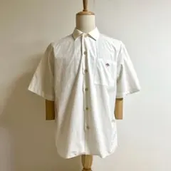 美品 DANTON / ダントン コットンポプリンシャツ 42 日本製のサムネイル