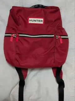 再値下げ※HUNTER ハンターリュックサック バックパック　赤のサムネイル