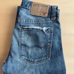 AMERICAN EAGLE デニムパンツ ダメージ加工メキシコ製❗️のサムネイル