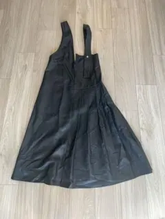 【アシンメトリー】ブラックワンピース Mサイズ