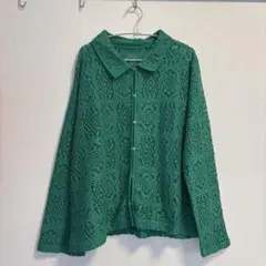 クロシェカーディガン