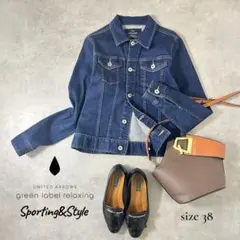 【UNITED ARROWS グリーンレーベル】デニムジャケット 38 M相当