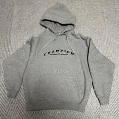 Champion グレー フード付きパーカー Mサイズ