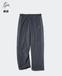 【完売品】XS ユニクロ ニードルス フリースワイドパンツ ダークグレー