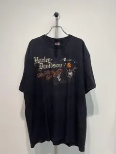 うさぎ様】harley davidson キャラクターヴィンテージTシャツ - メルカリ