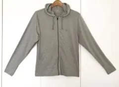 新品 Championチャンピオン ジップアップパーカー グレー L 男女共用