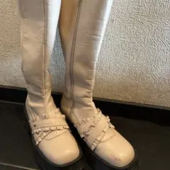 メリージェニー ブーツ　フリル　厚底　平成 森ガール フェアリーグランジ 00sのサムネイル