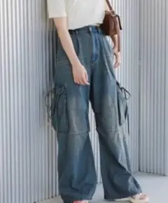 Kastane カーゴデニムパンツのサムネイル