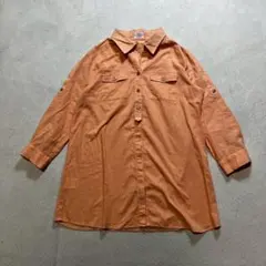 美品・早い者勝ち✨ ジェイプレス チュニックシャツ Mサイズ オレンジのサムネイル