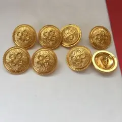 金色のボタン