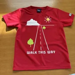 KEA テニスゲームTシャツ WALK THIS WAY WIN 赤
