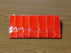 ☆新品☆ ARUKAN アルカン 長財布 L字ファスナー レッド アカのサムネイル