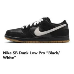 Nike SB Dunk Low Pro Black/White 26.5cm