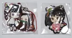 鬼滅の刃 ラバーストラップ 栗花落カナヲ＆竈門禰豆子 2点セット 未開封