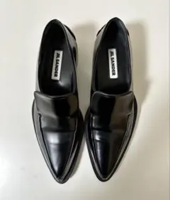 JIL SANDER ジルサンダー メタルディテールローファー ブラックのサムネイル