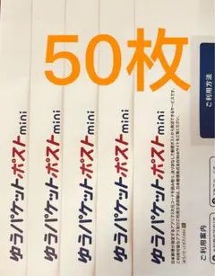 【折り曲げ無し】ゆうパケットポストmini専用封筒 50枚