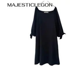 MAJESTICLEGON長袖ブラウス　さらさら　袖レース　オフィスデートのサムネイル
