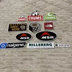 アウトドア　ステッカーセット
