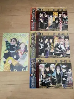 ジャンプギガ　鬼滅の刃　付録　屏風仕様ポストカード　ミニクリアファイル